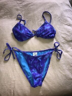 wild fable Purple Butterfly Bikini Bottoms